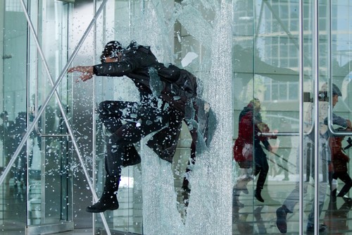 leaping through glass
